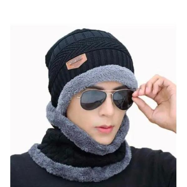Cap with neck warmer