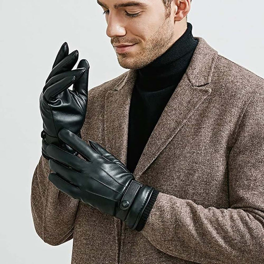 Warm winter gloves