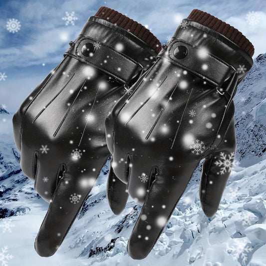Warm winter gloves